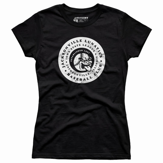 Jacksonville Lunatics - Illinois - Vintage Defunct Baseball Teams - Women's T-Shirt