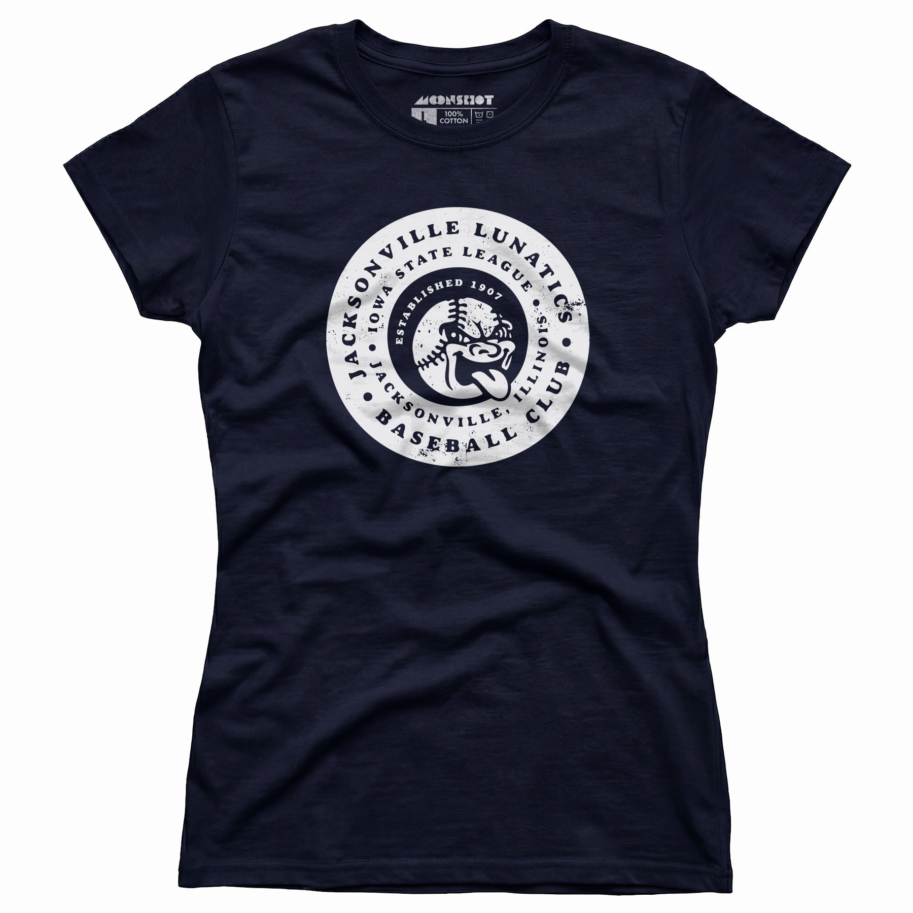 Jacksonville Lunatics - Illinois - Vintage Defunct Baseball Teams - Women's T-Shirt