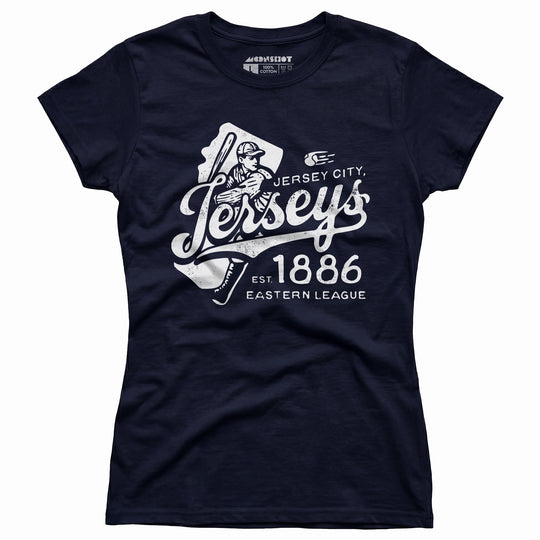 Jersey City Jerseys - New Jersey - Vintage Defunct Baseball Teams - Women's T-Shirt