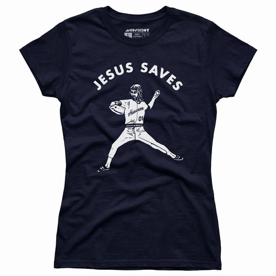 Jesus Saves - Lefty - Women's T-Shirt