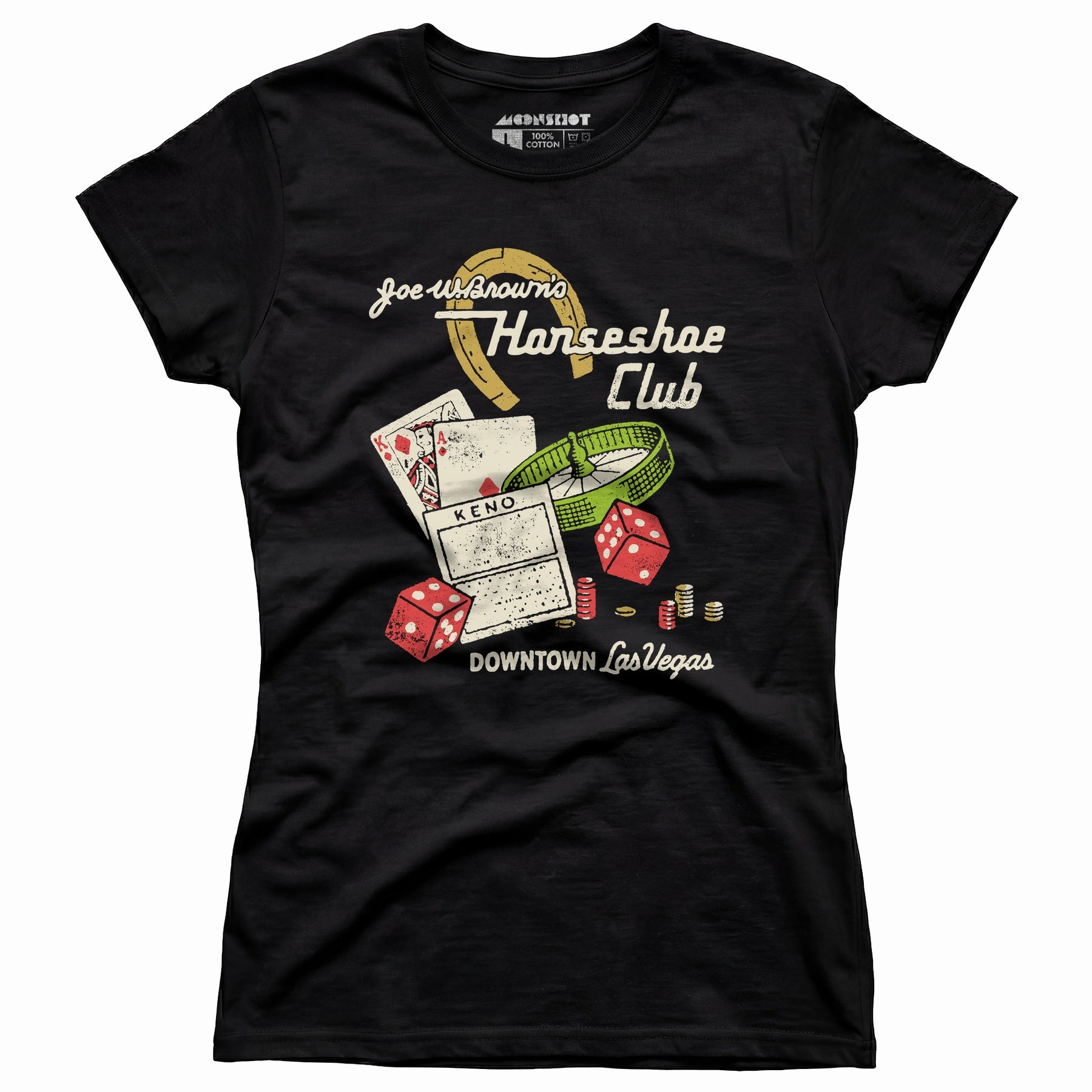 Joe W. Brown's Horseshoe Club - Vintage Las Vegas - Women's T-Shirt