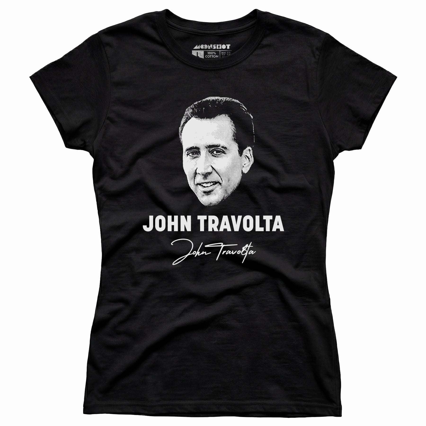 John Travolta - Nicolas Cage Face Off Mashup - Women's T-Shirt