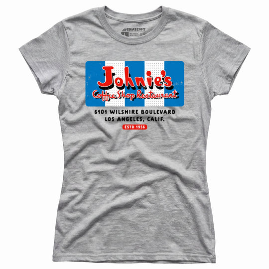 Johnie's Coffee Shop - Los Angeles, CA - Vintage Restaurant - Women's T-Shirt