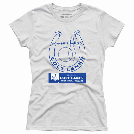 Johnny Unitas Colt Lanes - Maryland - Vintage Bowling Alley - Women's T-Shirt
