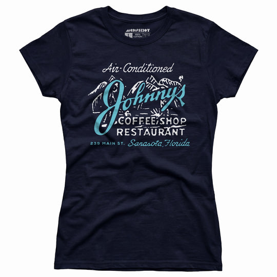 Johnny's - Sarasota, FL - Vintage Restaurant - Women's T-Shirt