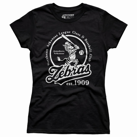 Jonesboro Zebras - Arkansas - Vintage Defunct Baseball Teams - Women's T-Shirt