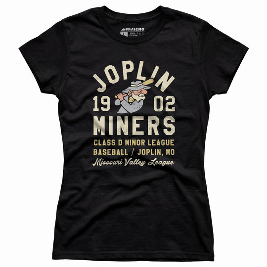 Joplin Miners - Missouri - Vintage Defunct Baseball Teams - Women's T-Shirt