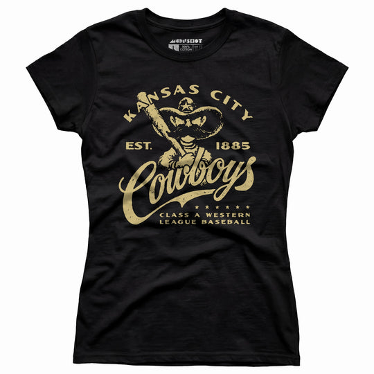 Kansas City Cowboys - Missouri - Vintage Defunct Baseball Teams - Women's T-Shirt