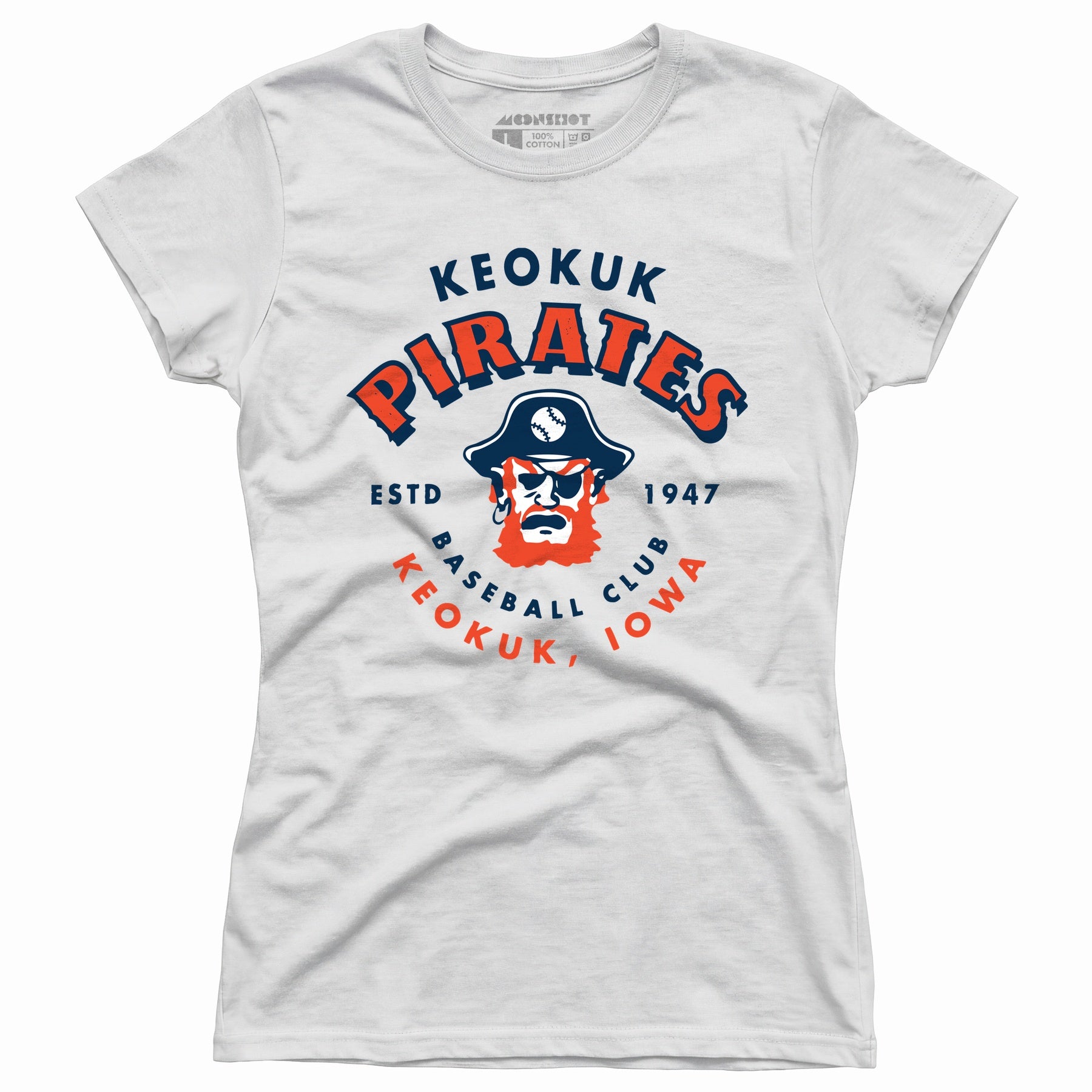 Keokuk Pirates - Iowa - Vintage Defunct Baseball Teams - Women's T-Shirt