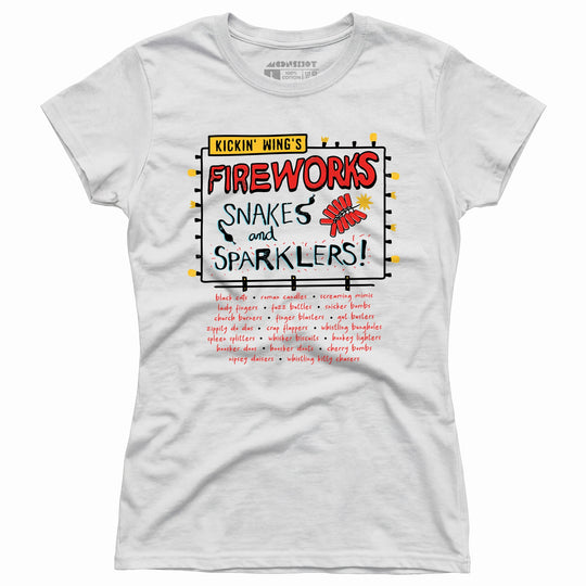 Kickin' Wing's Fireworks - Women's T-Shirt