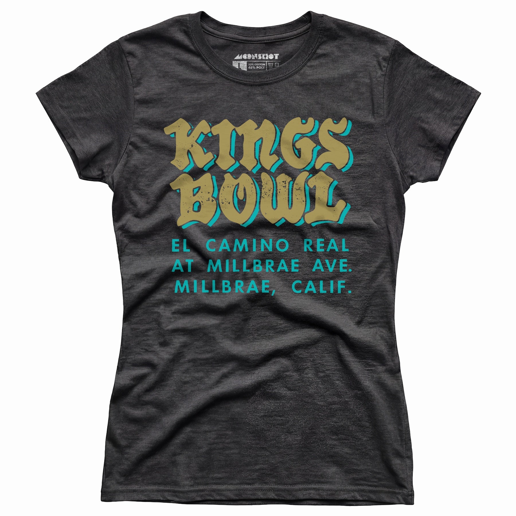 Kings Bowl - Millbrae, CA - Vintage Bowling Alley - Women's T-Shirt