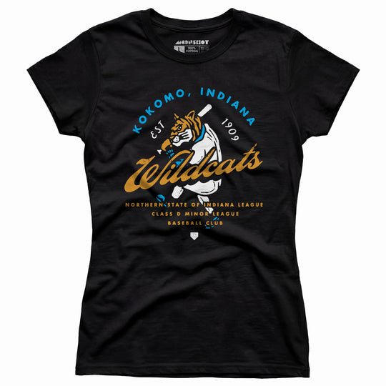 Kokomo Wildcats - Indiana - Vintage Defunct Baseball Teams - Women's T-Shirt