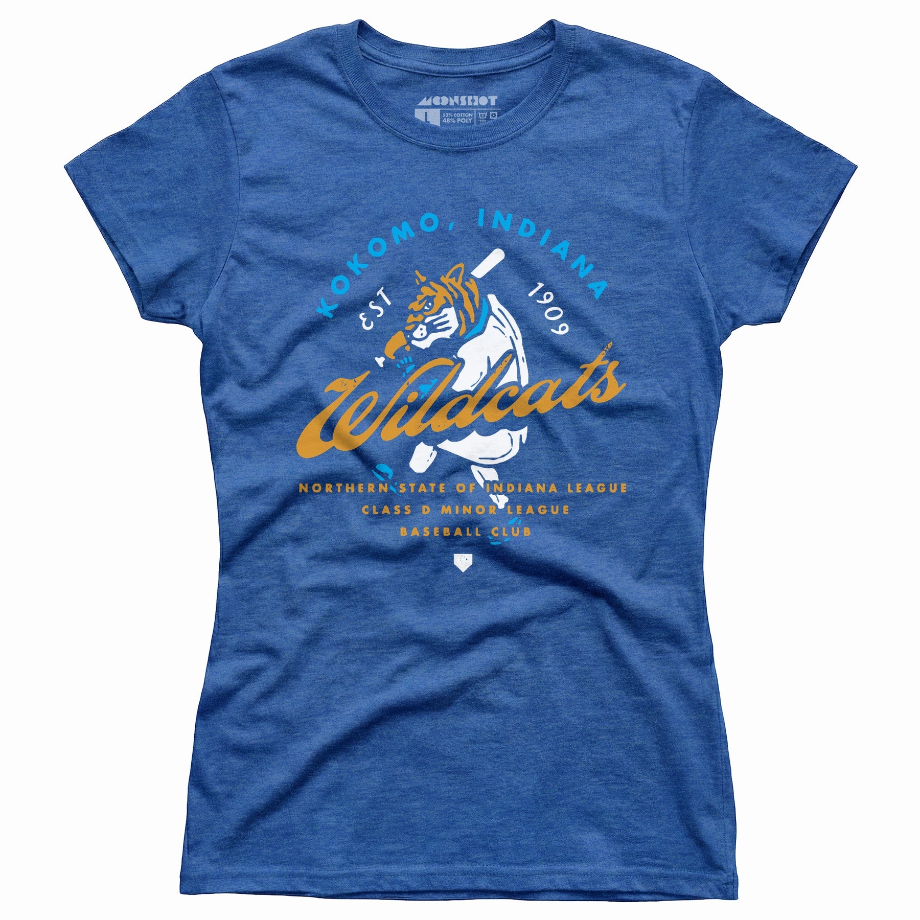 Kokomo Wildcats - Indiana - Vintage Defunct Baseball Teams - Women's T-Shirt