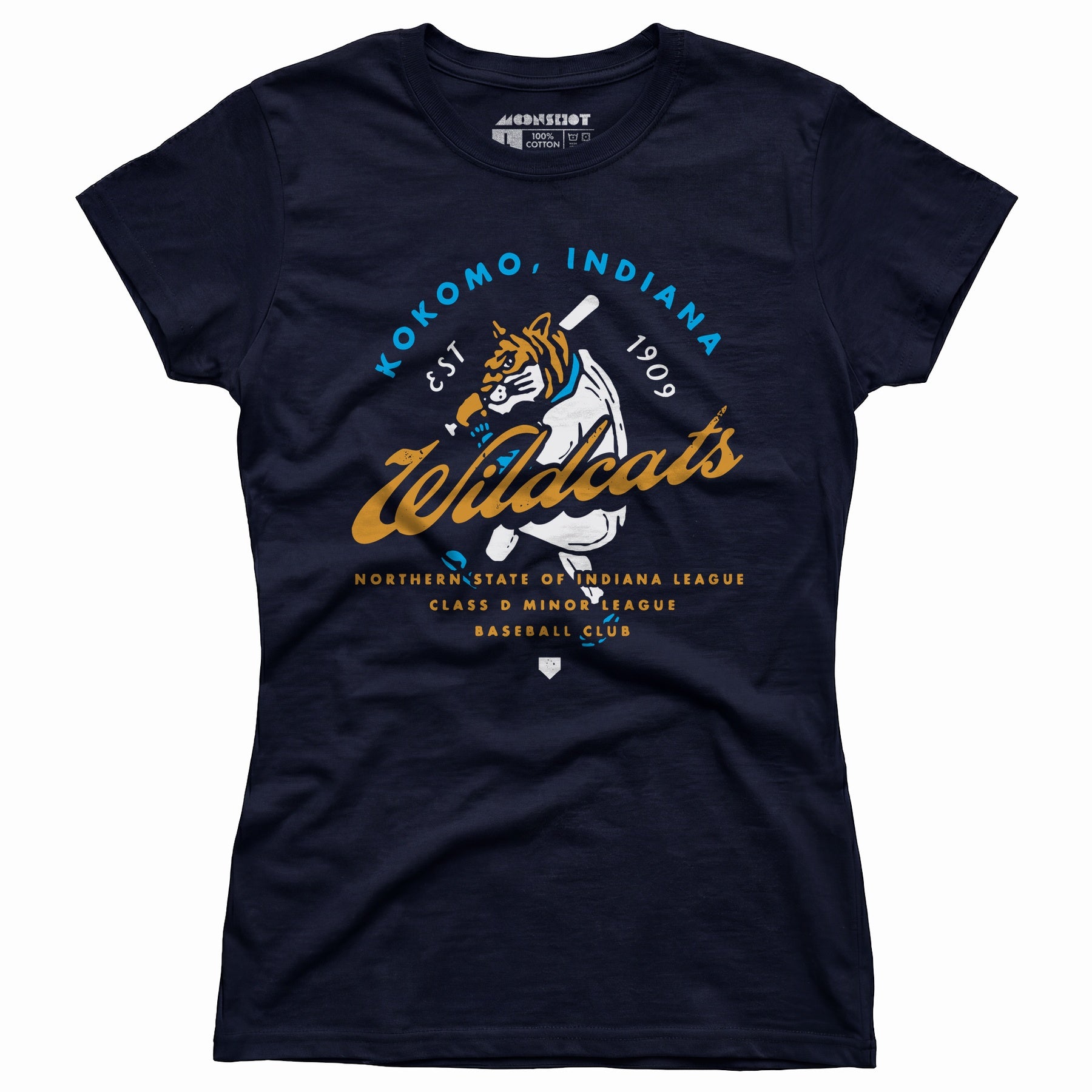 Kokomo Wildcats - Indiana - Vintage Defunct Baseball Teams - Women's T-Shirt