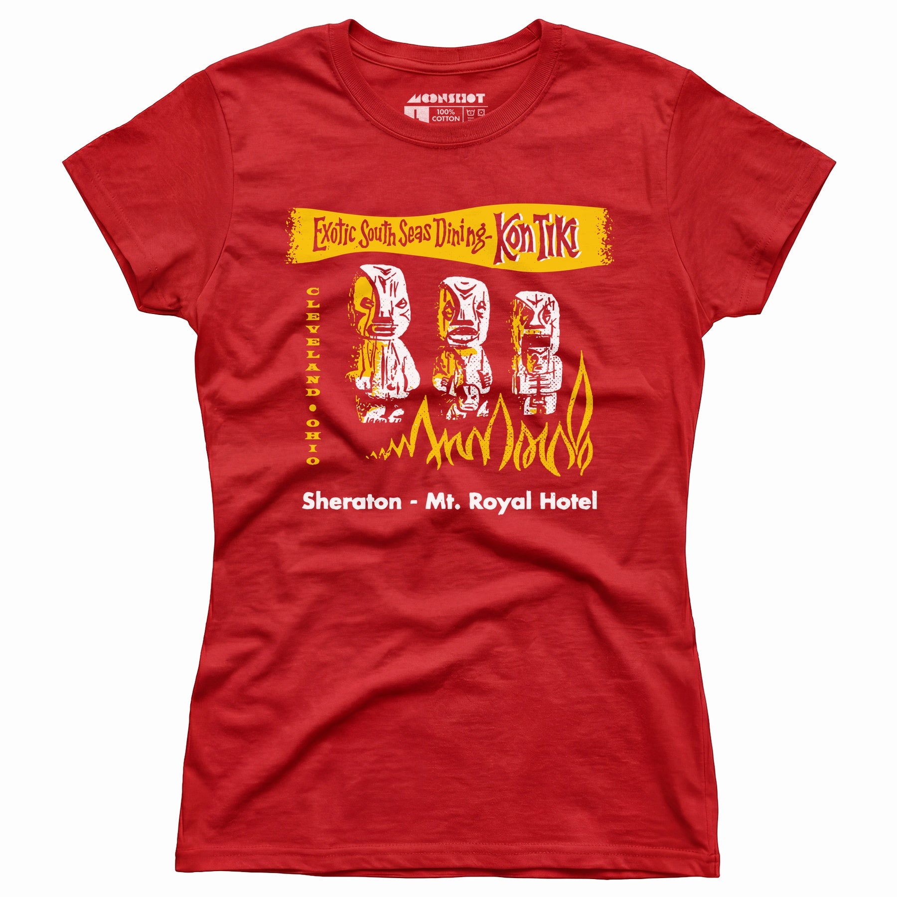 Kon-Tiki v2 - Cleveland, OH - Vintage Tiki Bar - Women's T-Shirt