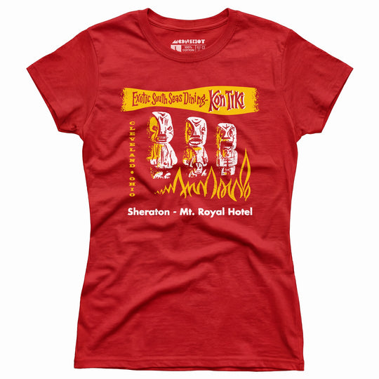 Kon-Tiki v2 - Cleveland, OH - Vintage Tiki Bar - Women's T-Shirt
