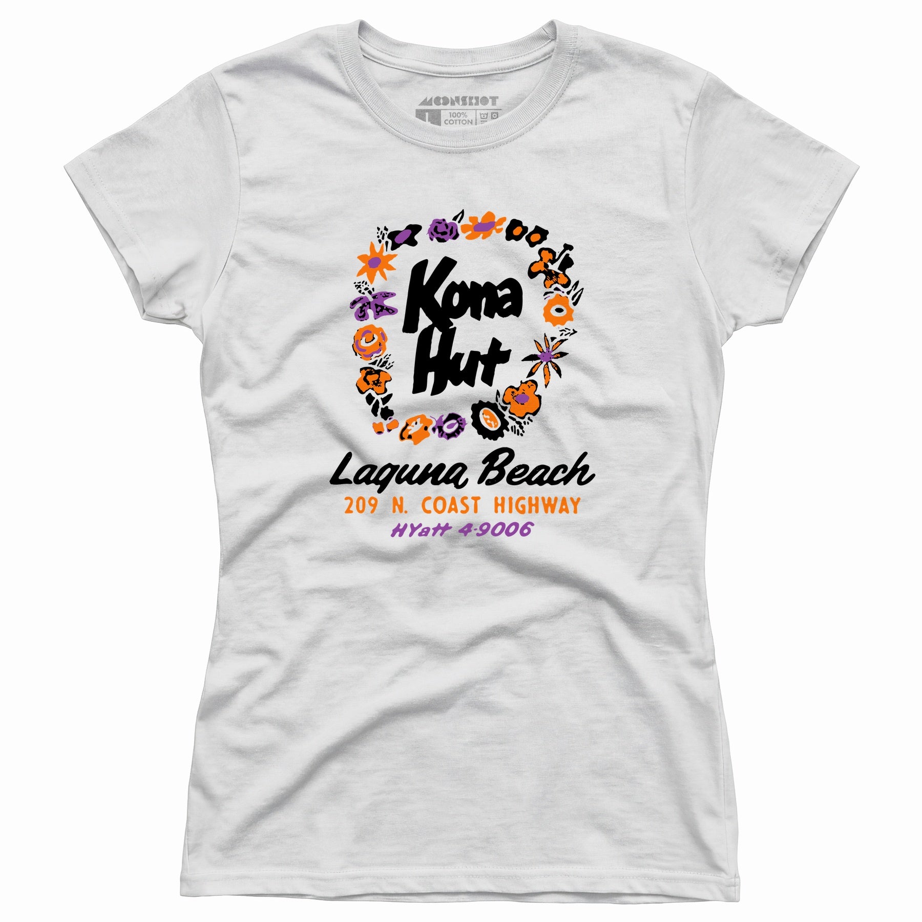 Kona Hut - Laguna Beach, CA - Vintage Tiki Bar - Women's T-Shirt
