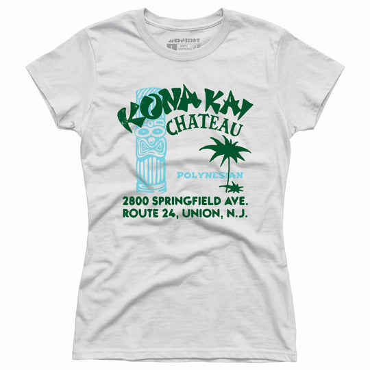 Kona Kai Chateau - Union, NJ - Vintage Tiki Bar - Women's T-Shirt