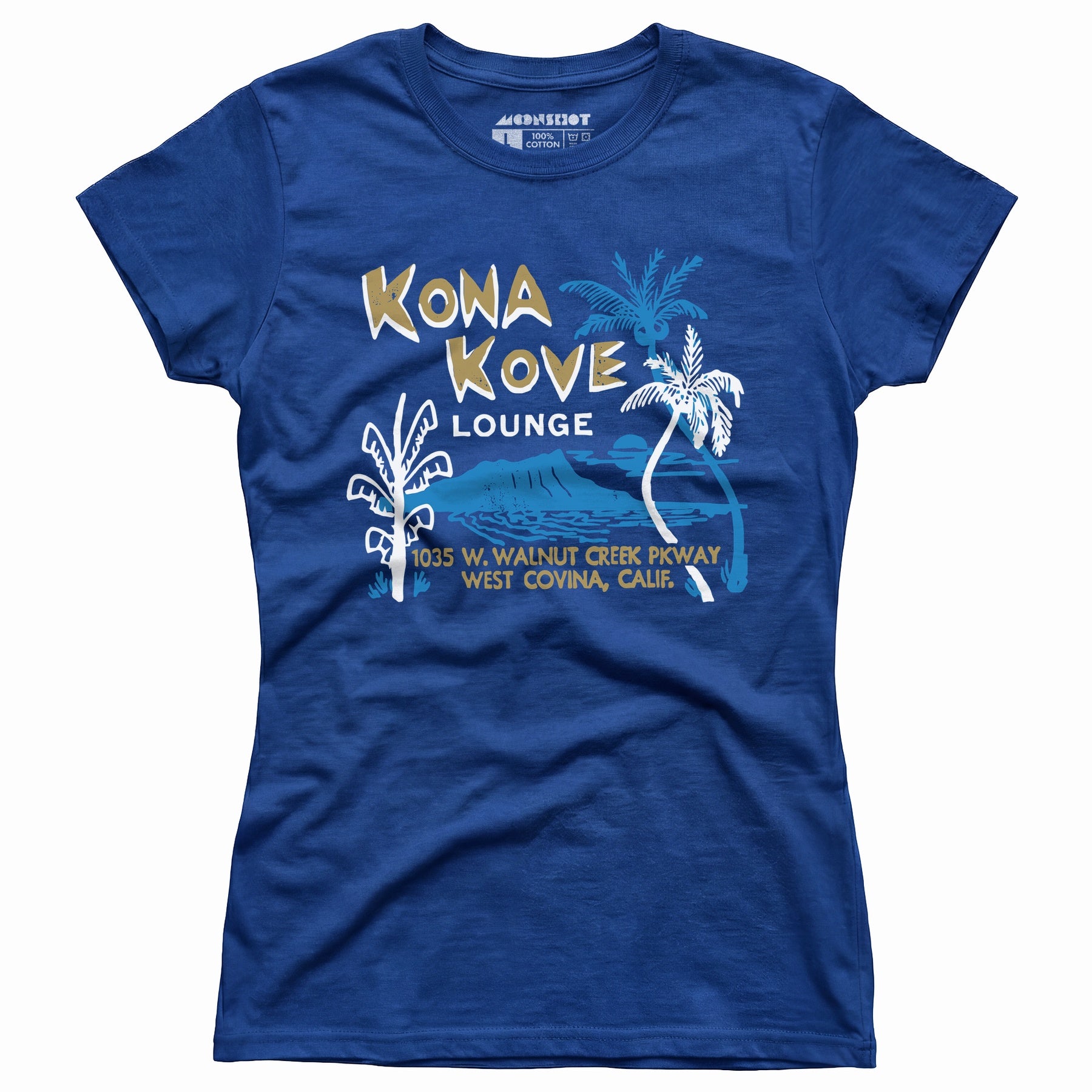 Kona Kove Lounge - West Covina, CA - Vintage Tiki Bar - Women's T-Shirt