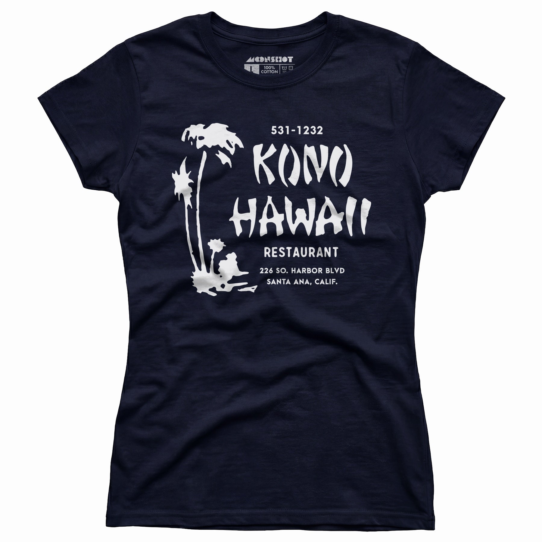 Kono Hawaii - Santa Ana, CA - Vintage Tiki Bar - Women's T-Shirt