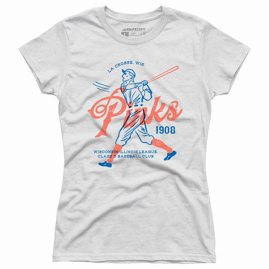 La Crosse Pinks - Wisconsin - Vintage Defunct Baseball Teams - Women's T-Shirt