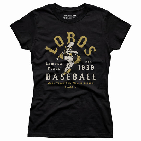 Lamesa Lobos - Texas - Vintage Defunct Baseball Teams - Women's T-Shirt