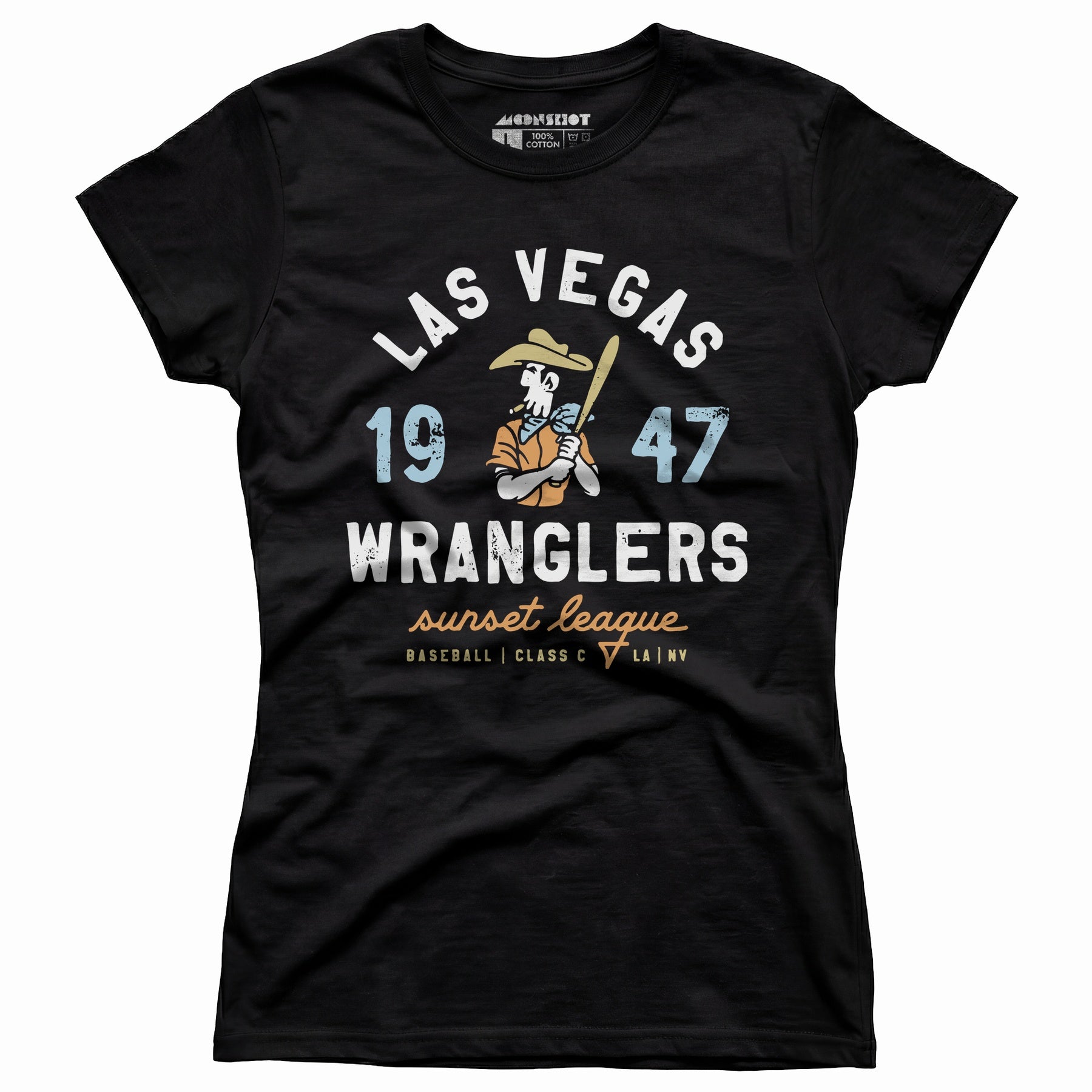 Las Vegas Wranglers - Nevada - Vintage Defunct Baseball Teams - Women's T-Shirt