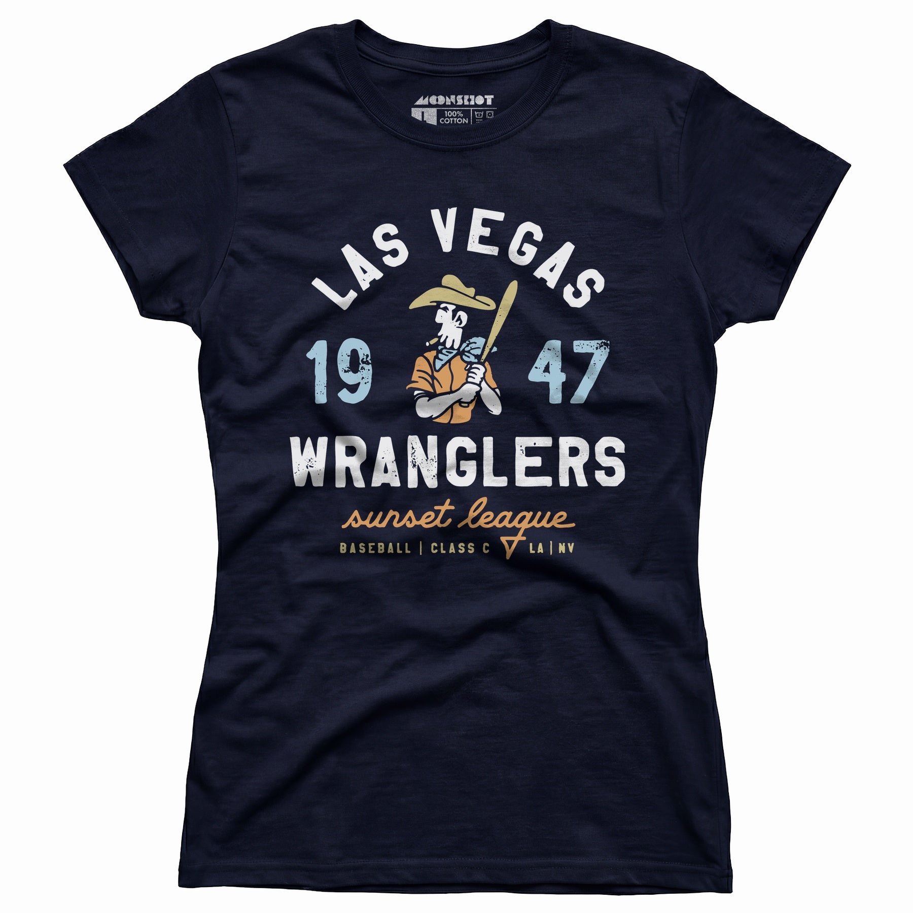 Las Vegas Wranglers - Nevada - Vintage Defunct Baseball Teams - Women's T-Shirt