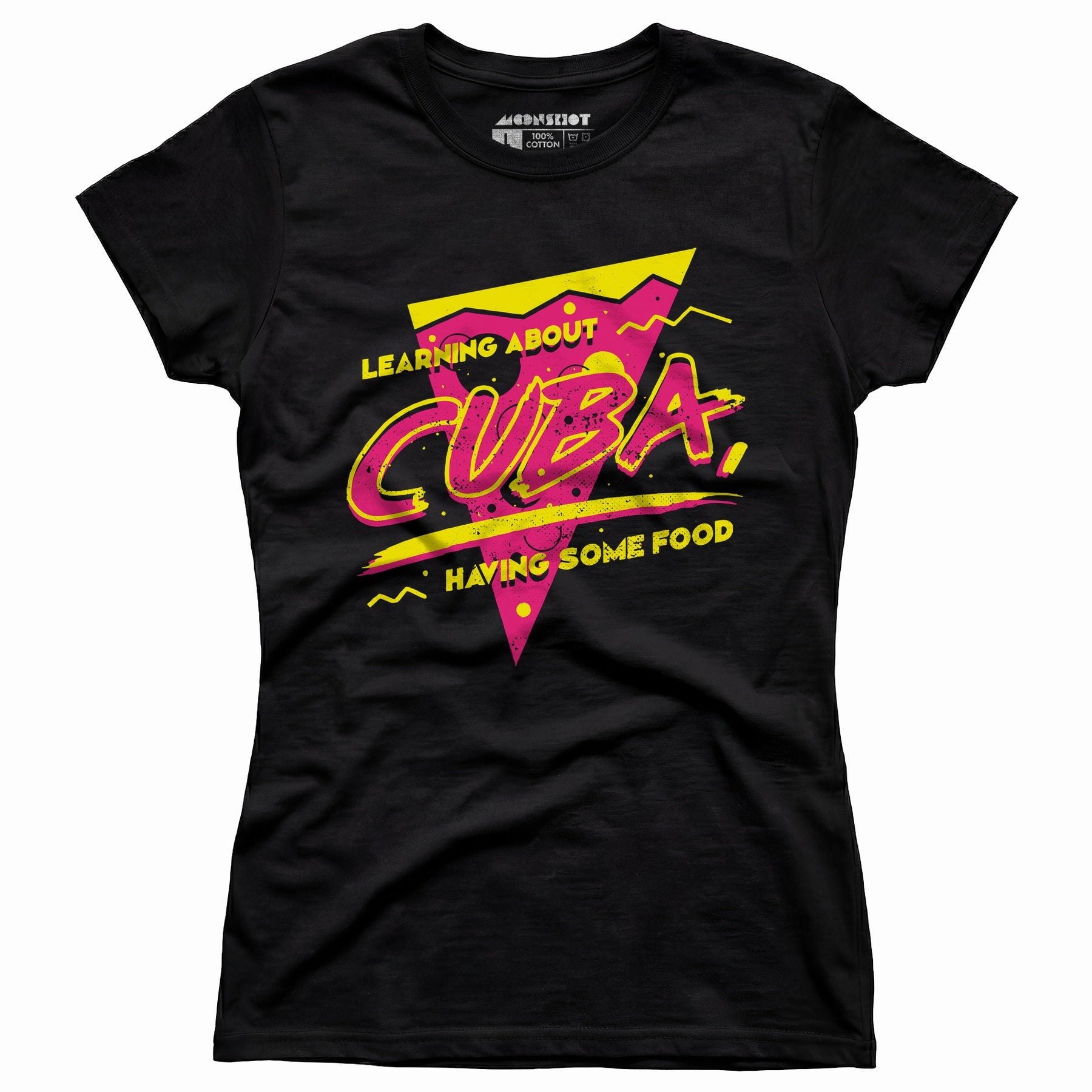 Learning About Cuba Having Some Food - Women's T-Shirt