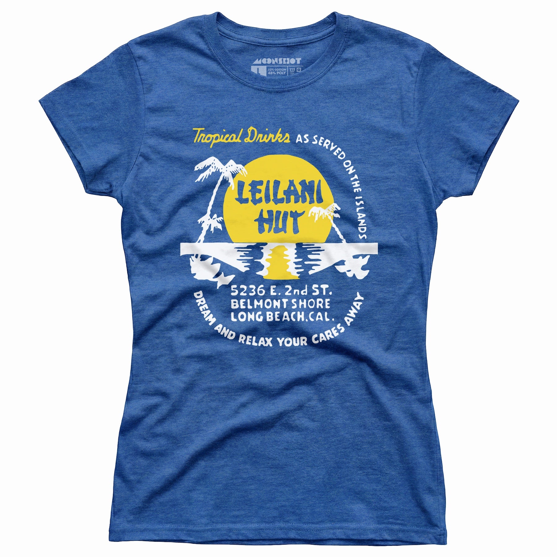 Leilani Hut - Long Beach, CA - Vintage Tiki Bar - Women's T-Shirt