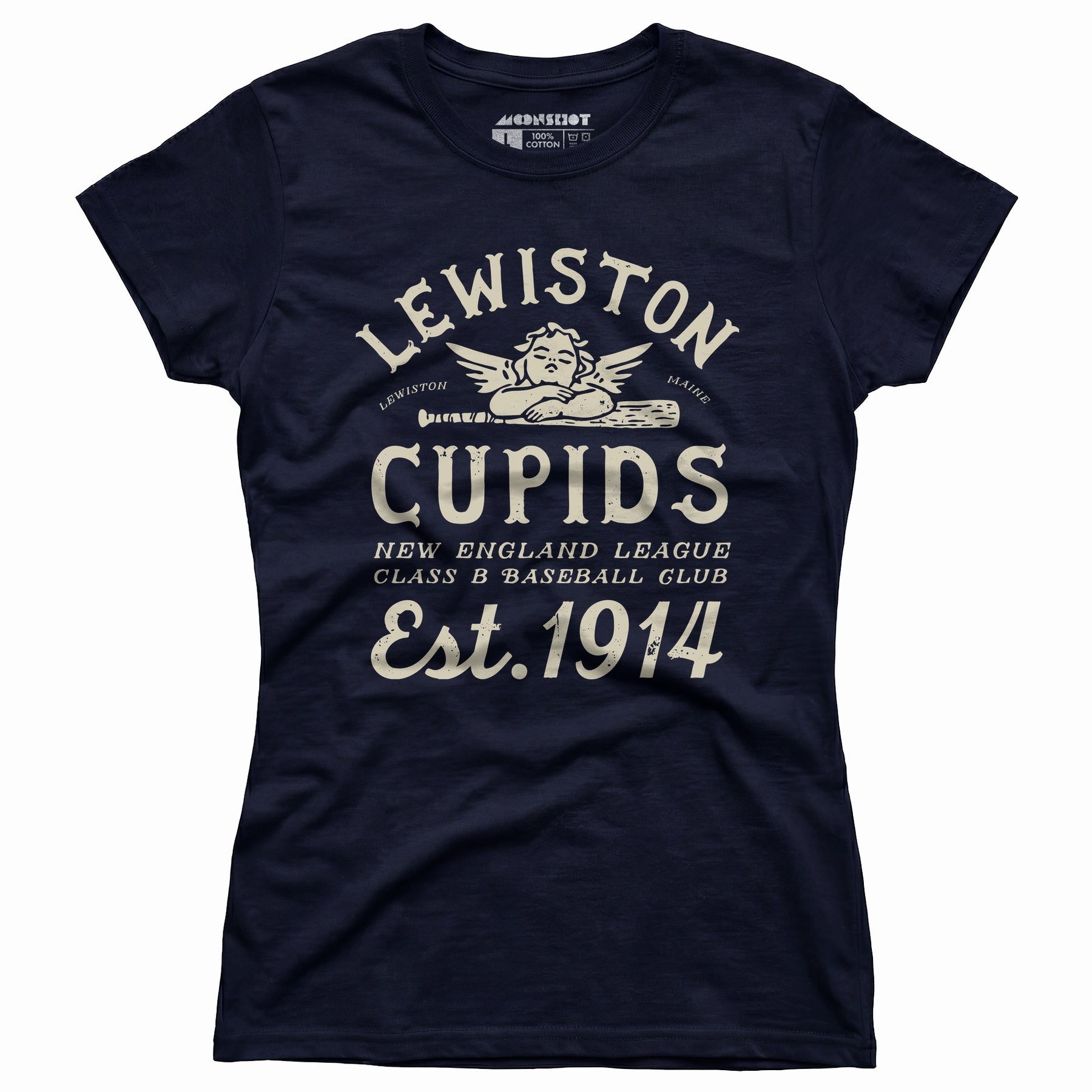Lewiston Cupids - Maine - Vintage Defunct Baseball Teams - Women's T-Shirt