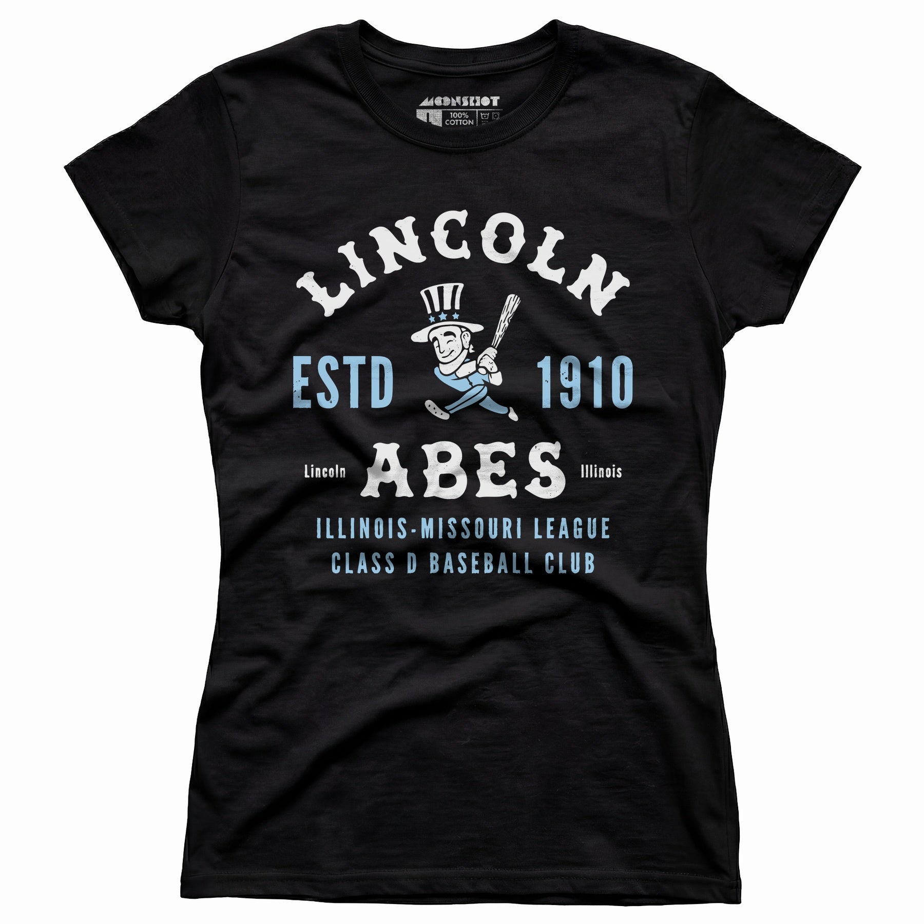 Lincoln Abes - Illinois - Vintage Defunct Baseball Teams - Women's T-Shirt