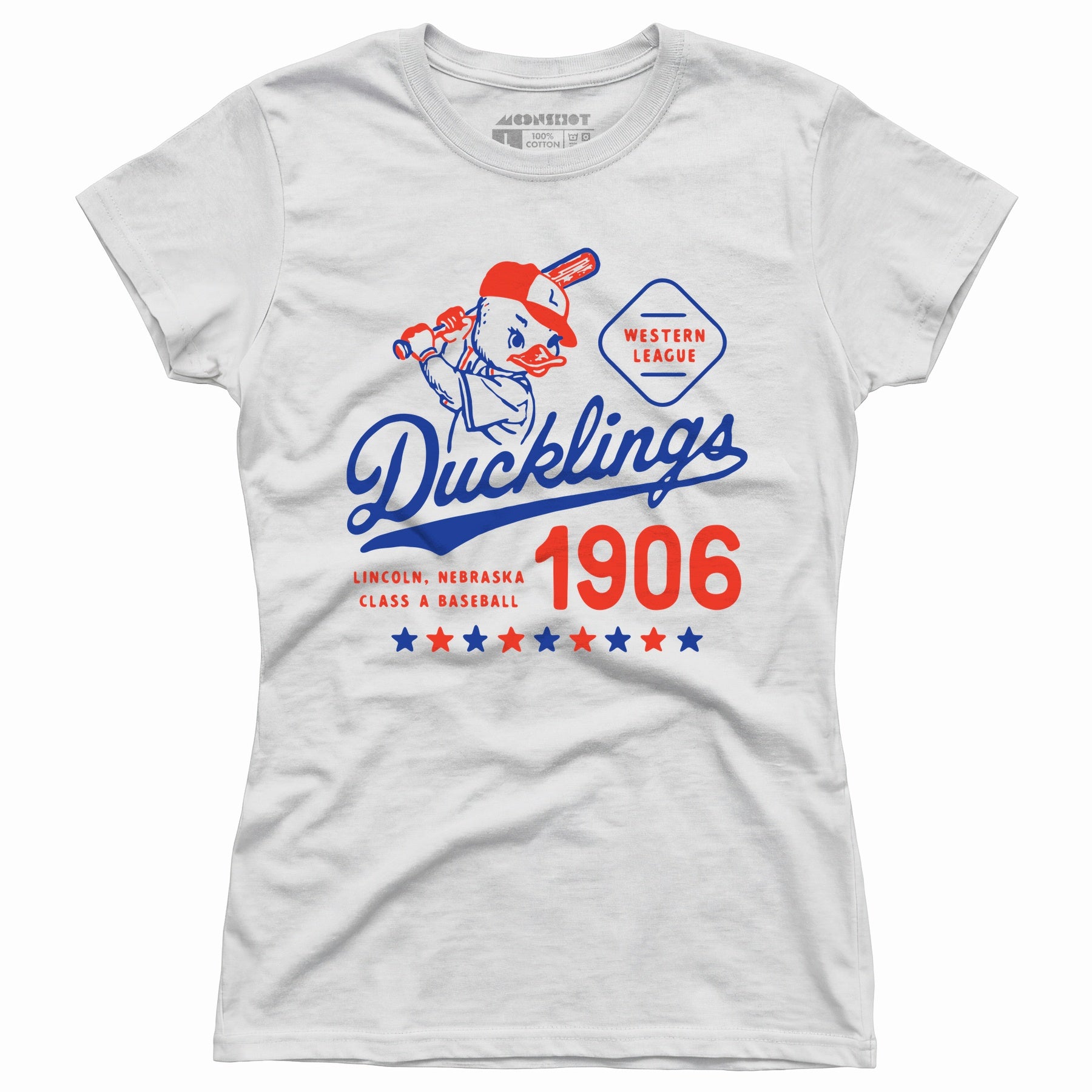 Lincoln Ducklings - Nebraska - Vintage Defunct Baseball Teams - Women's T-Shirt