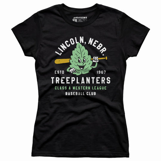Lincoln Treeplanters - Nebraska - Vintage Defunct Baseball Teams - Women's T-Shirt