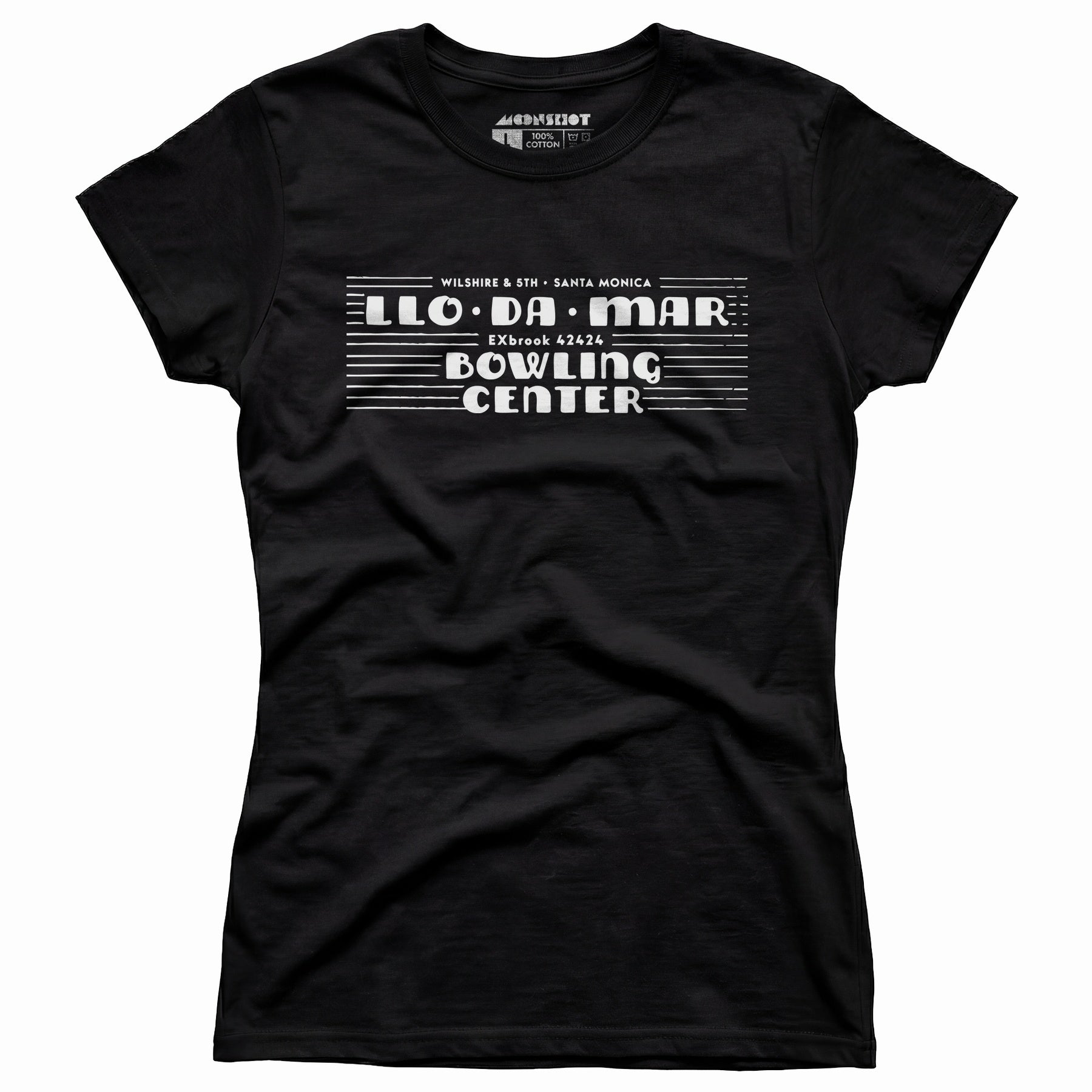 Llo-Da-Mar - Santa Monica, CA - Vintage Bowling Alley - Women's T-Shirt