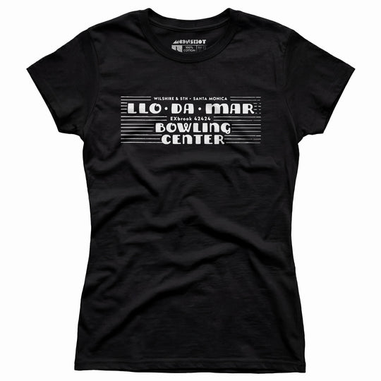 Llo-Da-Mar - Santa Monica, CA - Vintage Bowling Alley - Women's T-Shirt