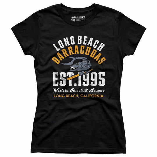 Long Beach Barracudas - California - Vintage Defunct Baseball Teams - Women's T-Shirt