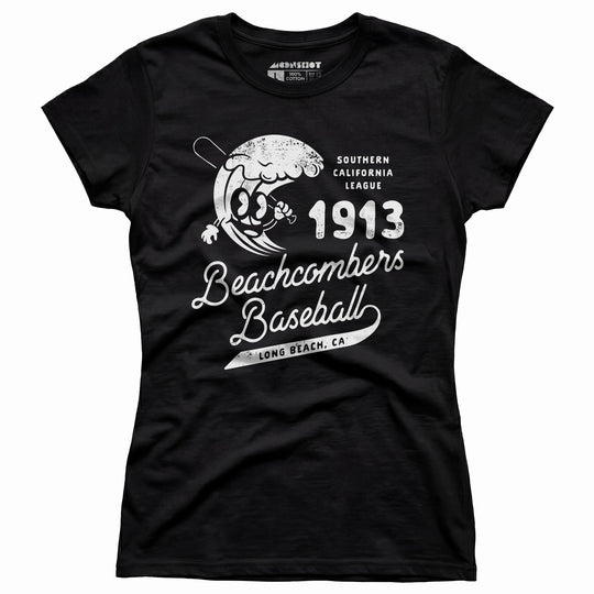 Long Beach Beachcombers - California - Vintage Defunct Baseball Teams - Women's T-Shirt