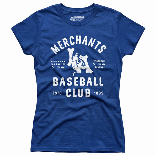 Los Angeles Merchants - California - Vintage Defunct Baseball Teams - Women's T-Shirt