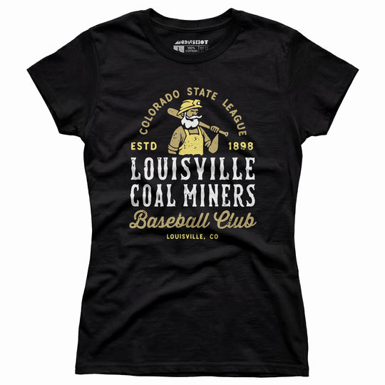 Louisville Coal Miners - Colorado - Vintage Defunct Baseball Teams - Women's T-Shirt