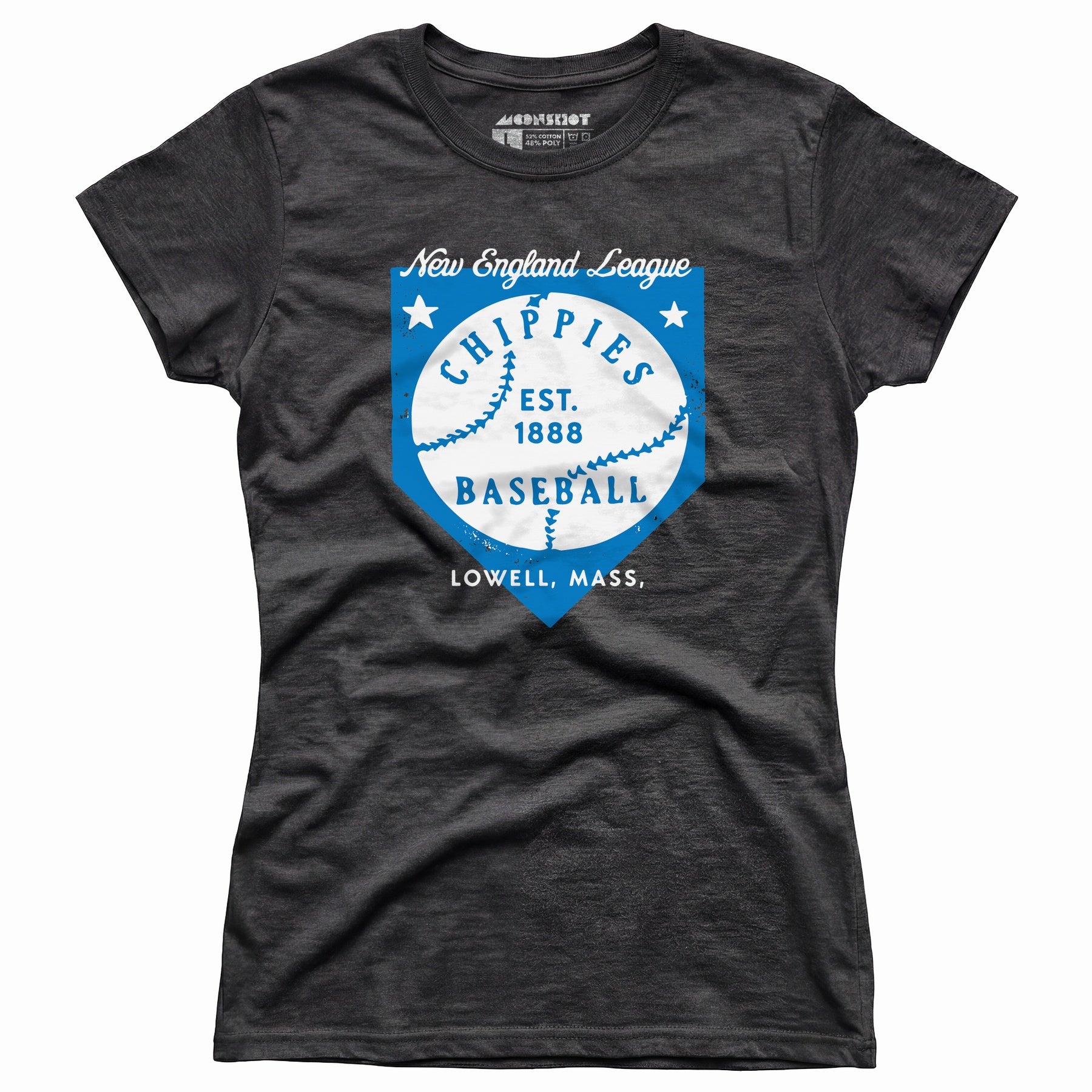 Lowell Chippies - Massachusetts - Vintage Defunct Baseball Teams - Women's T-Shirt