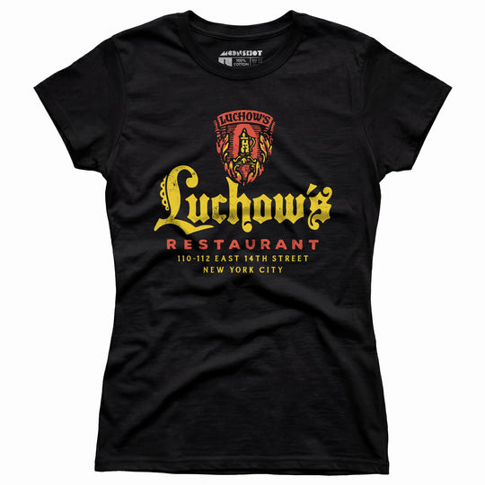 Luchow's - New York City, NY - Vintage Restaurant - Women's T-Shirt