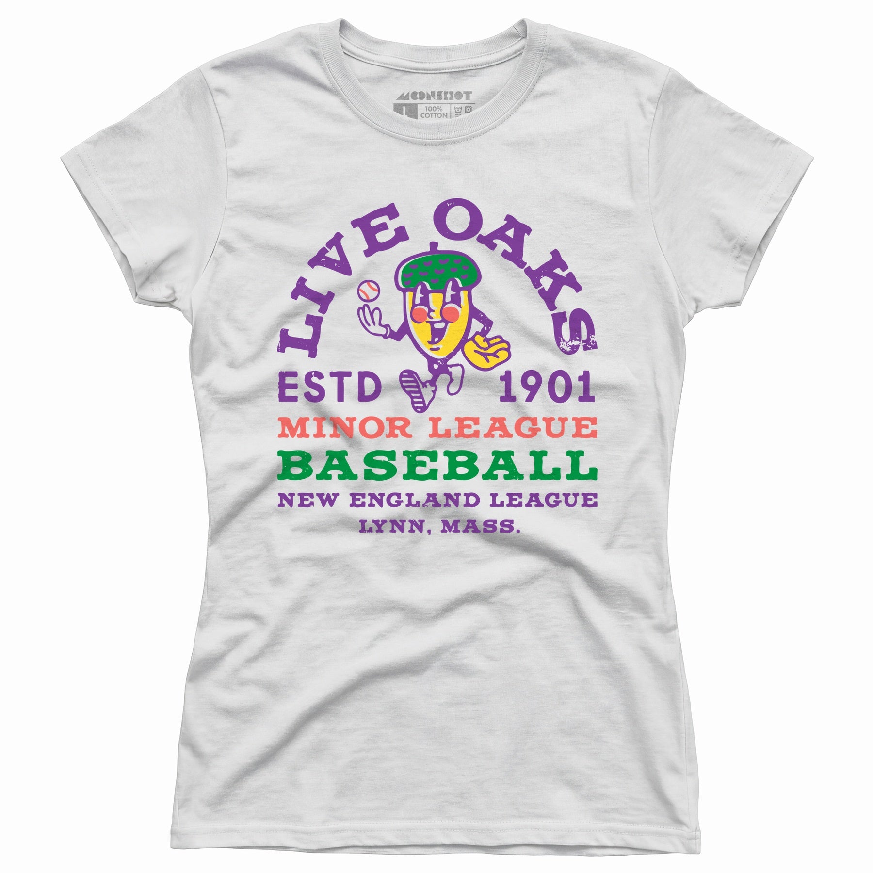 Lynn Live Oaks - Massachusetts - Vintage Defunct Baseball Teams - Women's T-Shirt