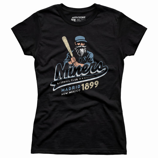 Madrid Miners - New Mexico - Vintage Defunct Baseball Teams - Women's T-Shirt
