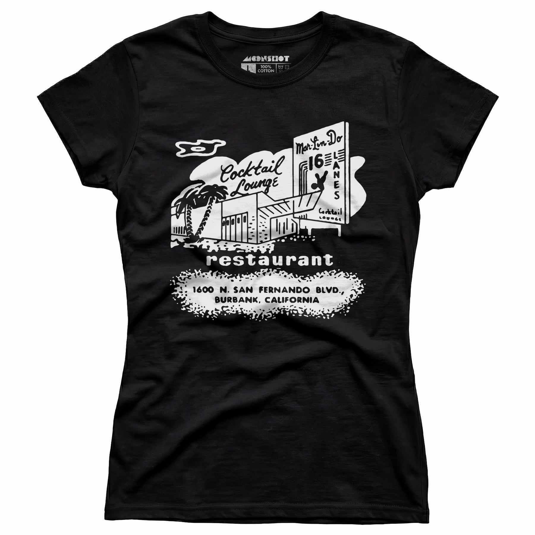 Mar-Lin-Do Lanes - Burbank, CA - Vintage Bowling Alley - Women's T-Shirt