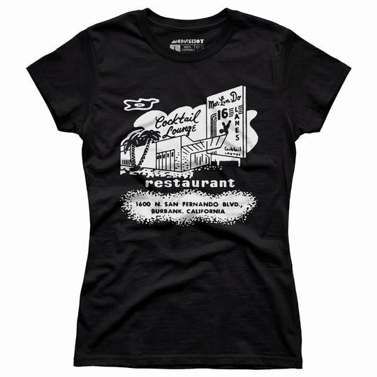Mar-Lin-Do Lanes - Burbank, CA - Vintage Bowling Alley - Women's T-Shirt
