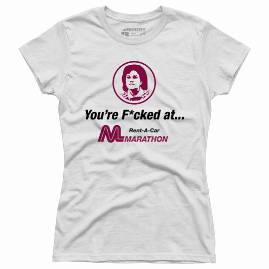 Marathon Car Rental - Planes, Trains and Automobiles - Women's T-Shirt