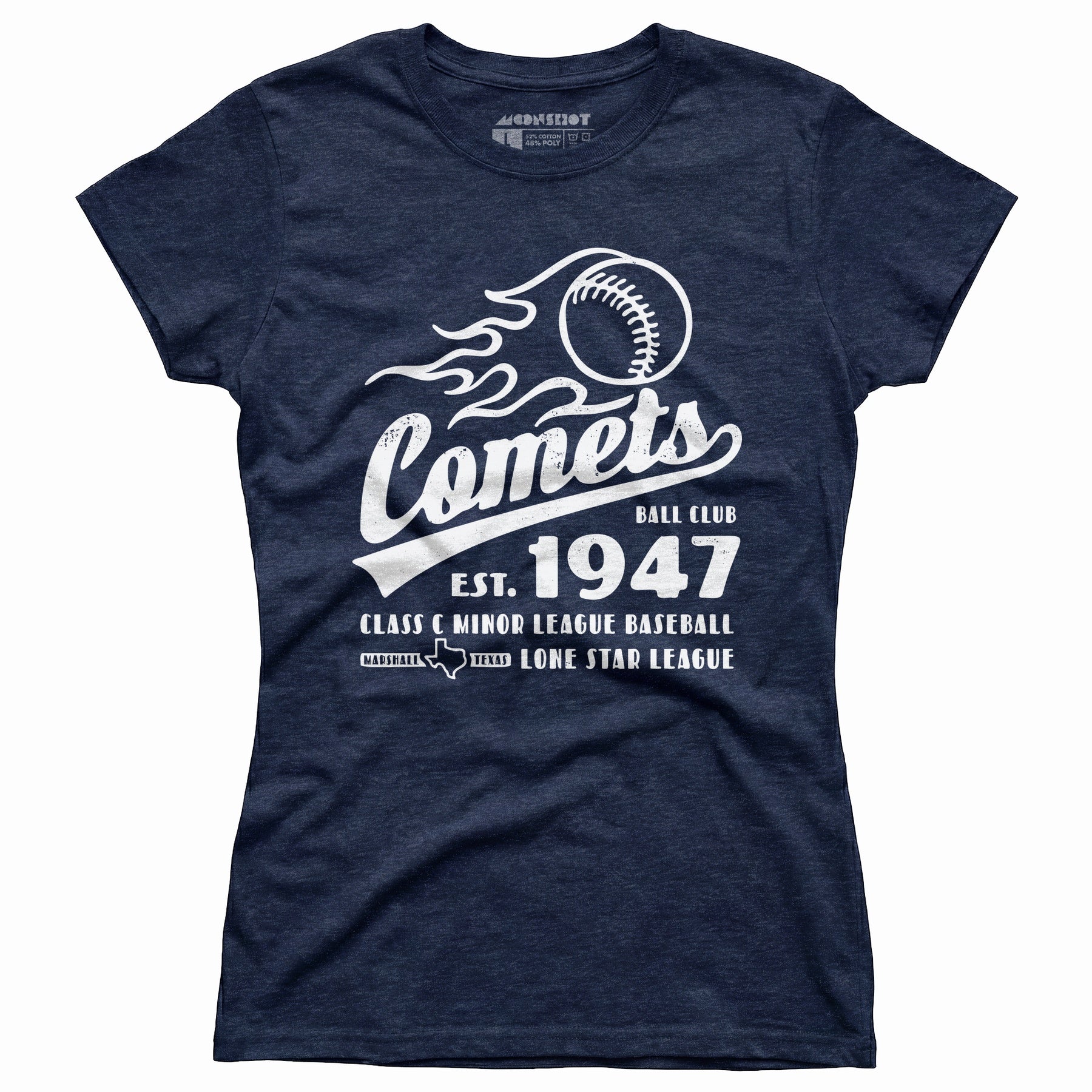 Marshall Comets - Texas - Vintage Defunct Baseball Teams - Women's T-Shirt