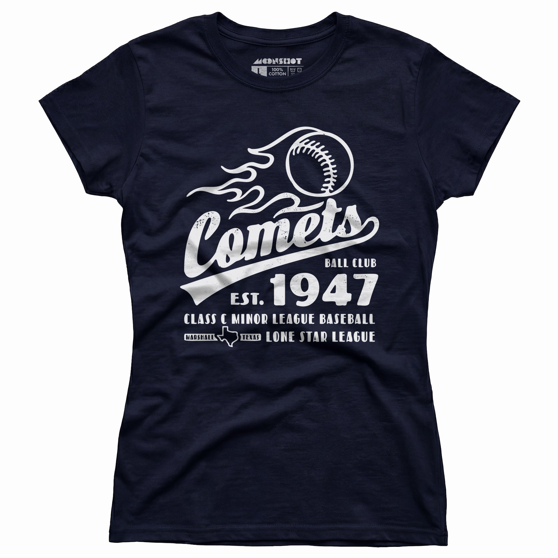 Marshall Comets - Texas - Vintage Defunct Baseball Teams - Women's T-Shirt
