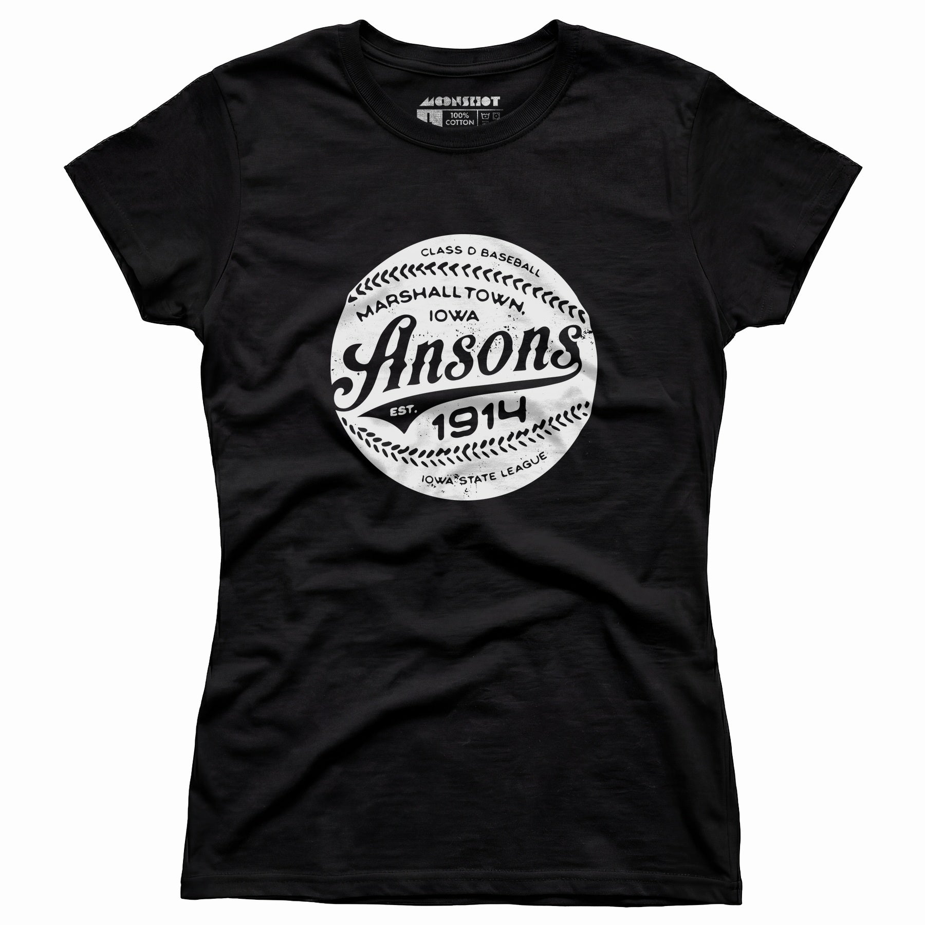 Marshalltown Ansons - Iowa - Vintage Defunct Baseball Teams - Women's T-Shirt